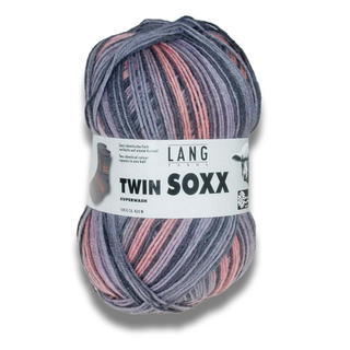 Lang Yarns Twin Soxx 2 gleiche Socken stricken 4fach 4fädig Wolle 7,95€/100g 